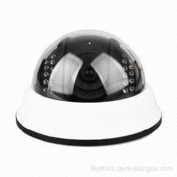 IR LED Dome Camera with High Definition, 700TVL Resolution and 22pcs 5mm IR LEDs